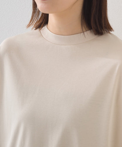 【e voi】モックネック長袖Tシャツ TEIJIN sorona 接触冷感【253W427EVO003】