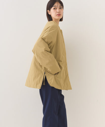 【OMNES】中綿ダウンステッチレスサイドZIPハーフコート【254W427OMN082】