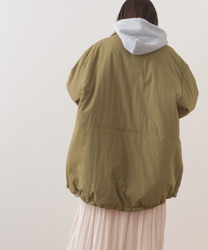 【OMNES】中綿ダウンマウンテンジャケットルーズシルエットコート【254W427OMN083】