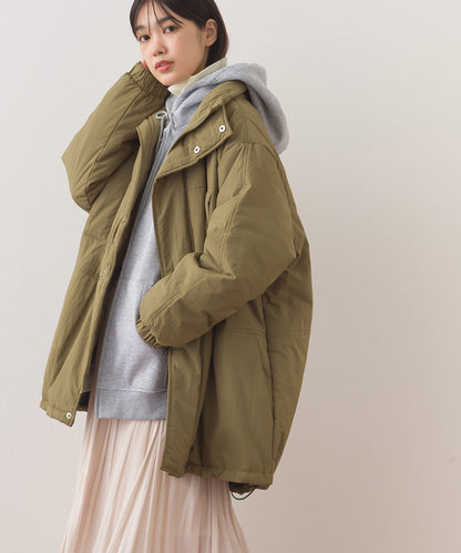 【OMNES】中綿ダウンマウンテンジャケットルーズシルエットコート【254W427OMN083】