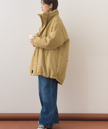 【OMNES】中綿ダウンマウンテンジャケットルーズシルエットコート【254W427OMN083】