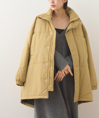 【OMNES】中綿ダウンマウンテンジャケットルーズシルエットコート【254W427OMN083】