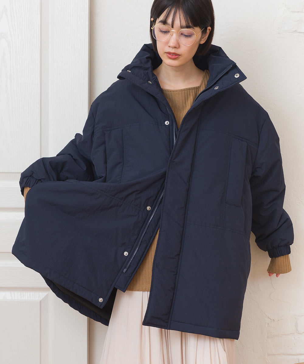 【OMNES】中綿ダウンマウンテンジャケットルーズシルエットコート【254W427OMN083】