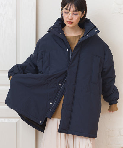 【OMNES】中綿ダウンマウンテンジャケットルーズシルエットコート【254W427OMN083】