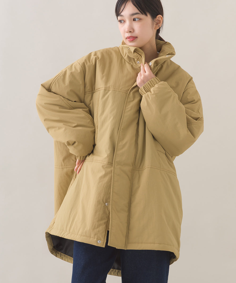 【OMNES】中綿ダウンマウンテンジャケットルーズシルエットコート【254W427OMN083】