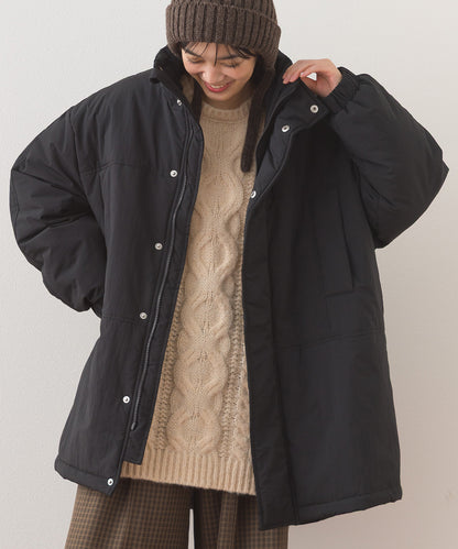 【OMNES】中綿ダウンマウンテンジャケットルーズシルエットコート【254W427OMN083】