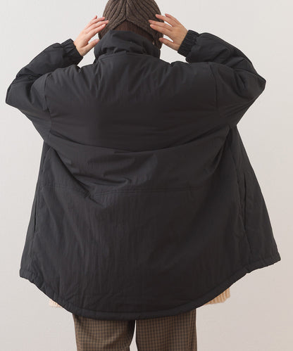 【OMNES】中綿ダウンマウンテンジャケットルーズシルエットコート【254W427OMN083】