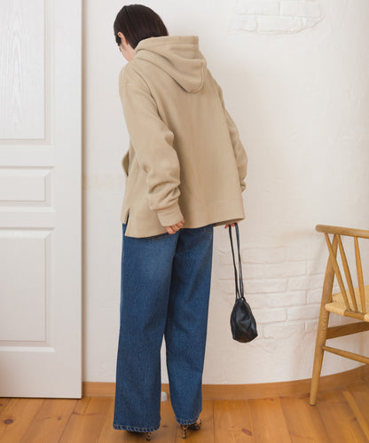 【DISCUS×OMNES】フリースプルオーバー長袖パーカー【254W430OMN094】