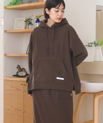 【DISCUS×OMNES】フリースプルオーバー長袖パーカー【254W430OMN094】