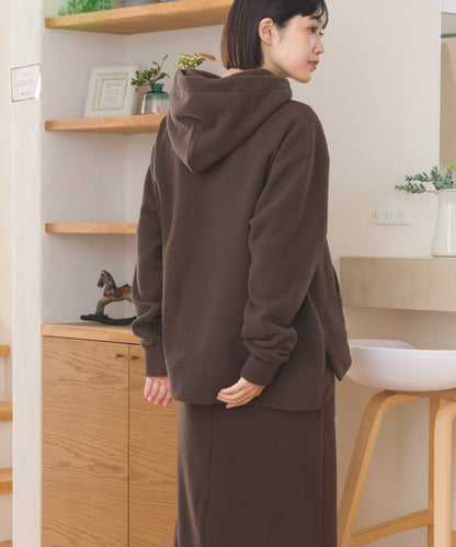 【DISCUS×OMNES】フリースプルオーバー長袖パーカー【254W430OMN094】