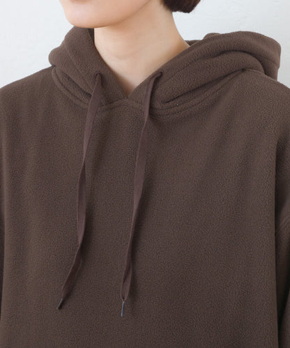 【DISCUS×OMNES】フリースプルオーバー長袖パーカー【254W430OMN094】