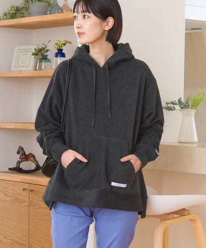 【DISCUS×OMNES】フリースプルオーバー長袖パーカー【254W430OMN094】