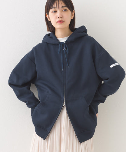 【OMNES×FRUIT OF THE LOOM】裏起毛スウェットフルジップパーカー【254W430OMN095】
