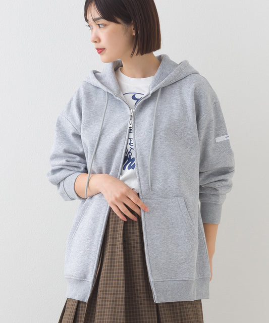 【OMNES×FRUIT OF THE LOOM】裏起毛スウェットフルジップパーカー【254W430OMN095】