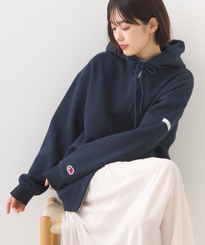 【OMNES×FRUIT OF THE LOOM】裏起毛スウェットフルジップパーカー【254W430OMN095】
