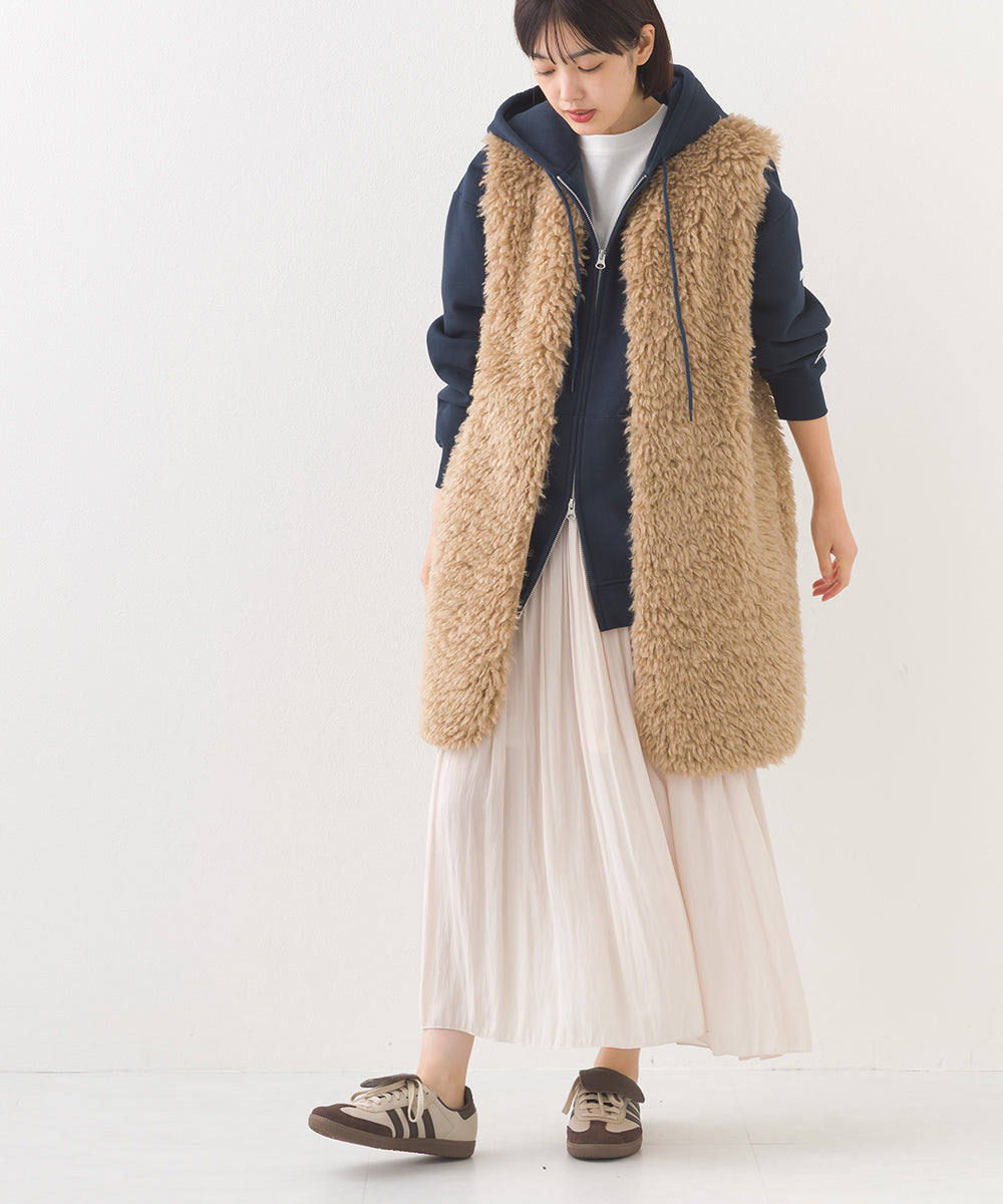 【OMNES×FRUIT OF THE LOOM】裏起毛スウェットフルジップパーカー【254W430OMN095】
