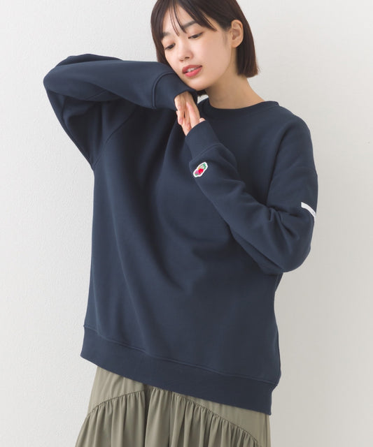 【OMNES×FRUIT OF THE LOOM】裏起毛クルーネックスウェット【254W430OMN096】
