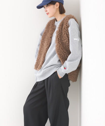 【OMNES×FRUIT OF THE LOOM】裏起毛クルーネックスウェット【254W430OMN096】