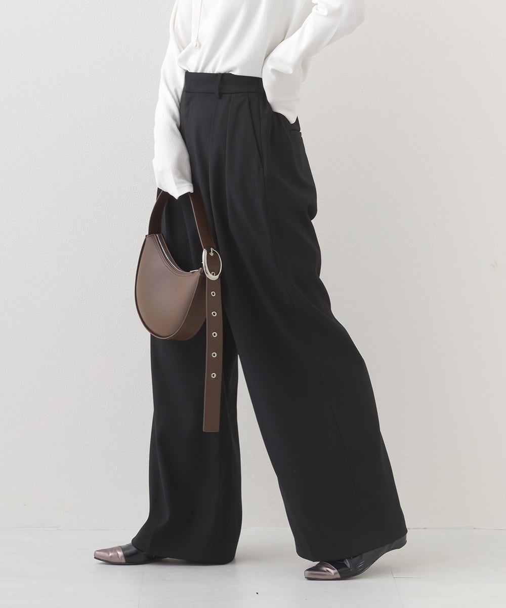 【BEAUTIFUL FRIDAY】ツータックストレートパンツ【254W432BFR010】