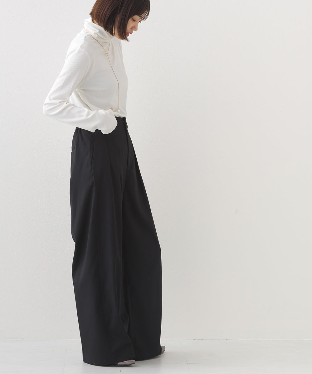 【BEAUTIFUL FRIDAY】ツータックストレートパンツ【254W432BFR010】