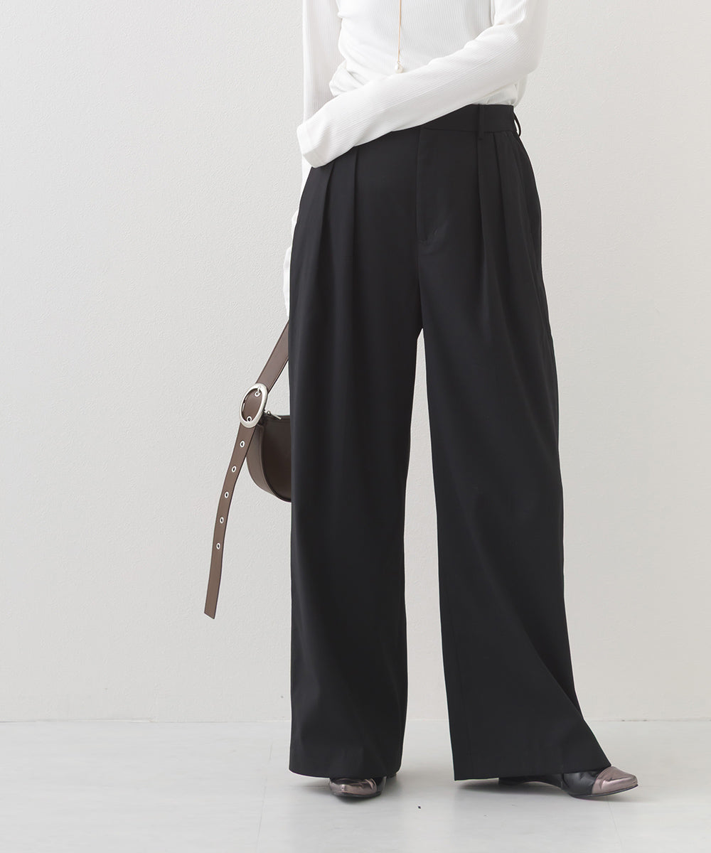 【BEAUTIFUL FRIDAY】ツータックストレートパンツ【254W432BFR010】