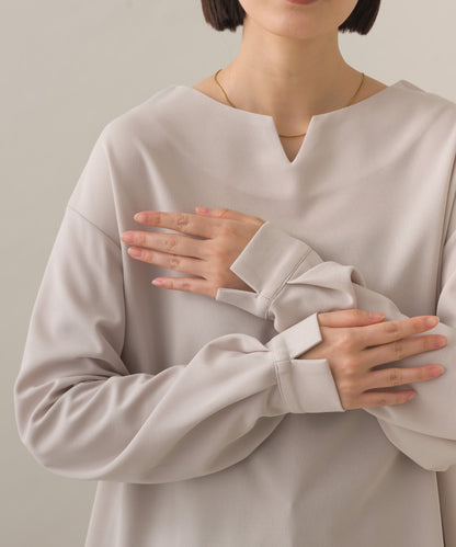 【BEAUTIFUL FRIDAY】キーネックブラウス【254W435BFR011】