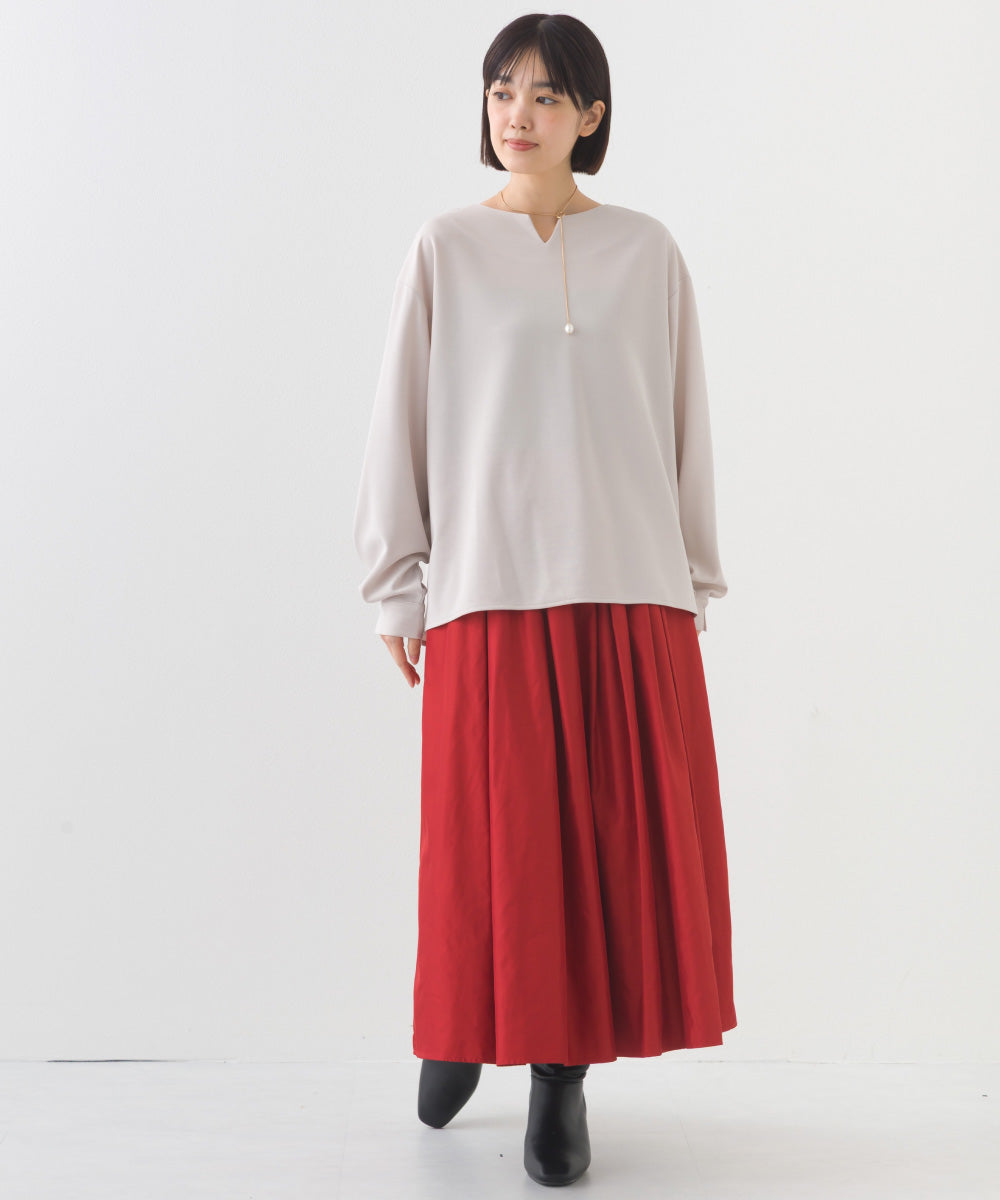 【BEAUTIFUL FRIDAY】キーネックブラウス【254W435BFR011】