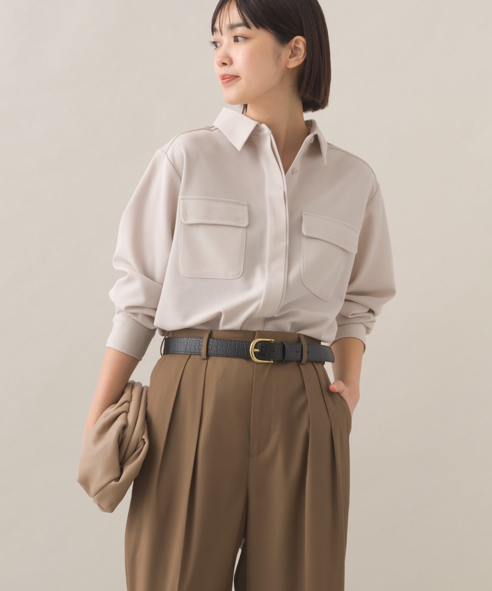 【BEAUTIFUL FRIDAY】比翼シャツ 長袖【254W435BFR012】