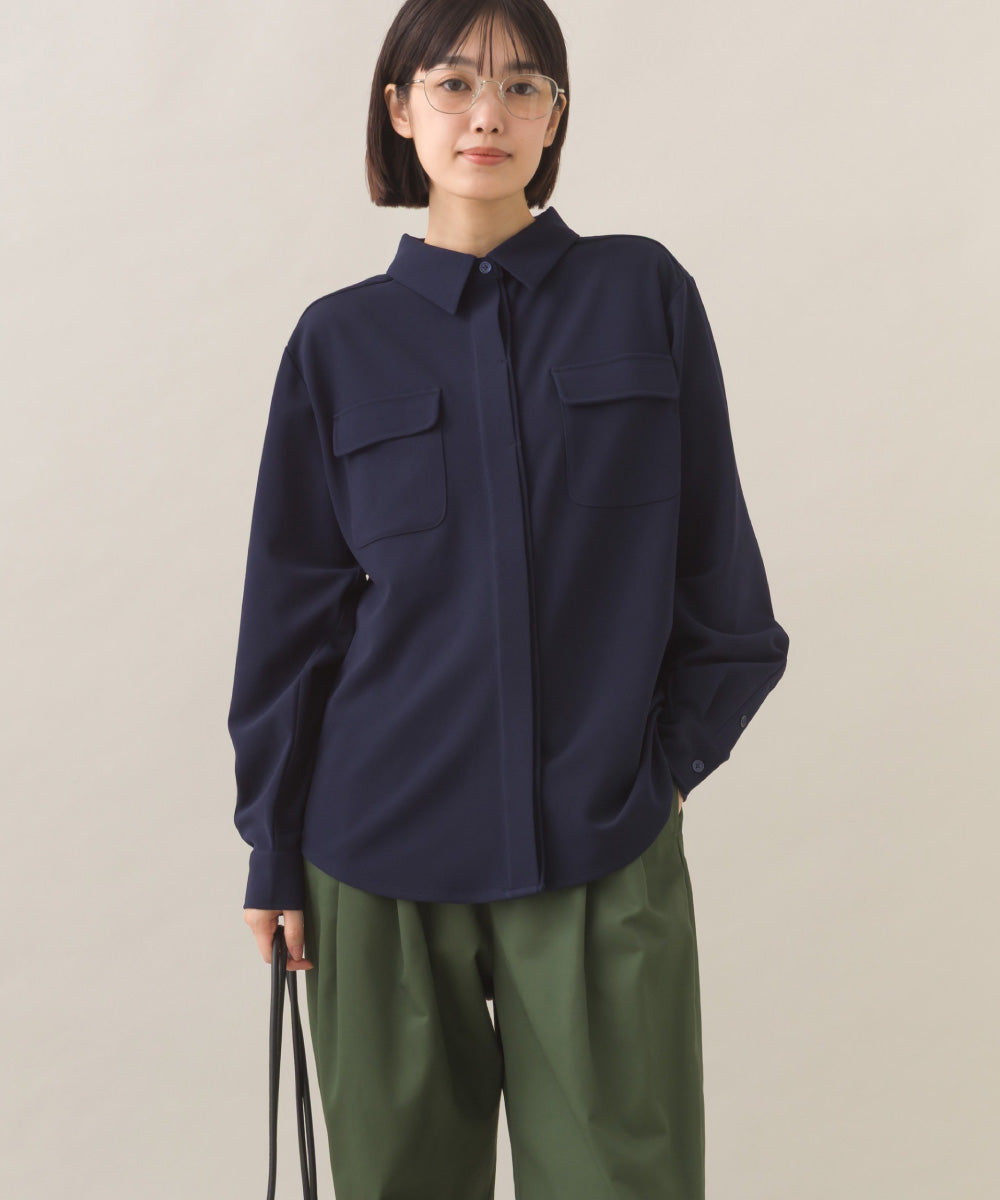 【BEAUTIFUL FRIDAY】比翼シャツ 長袖【254W435BFR012】