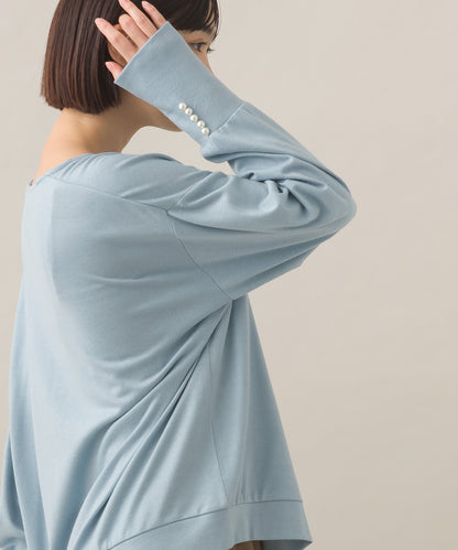 【BEAUTIFUL FRIDAY】袖パールニットソープルオーバー【254W431BFR013】