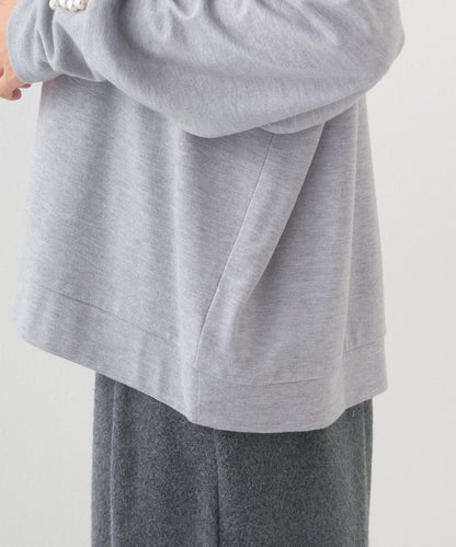 【BEAUTIFUL FRIDAY】袖パールニットソープルオーバー【254W431BFR013】