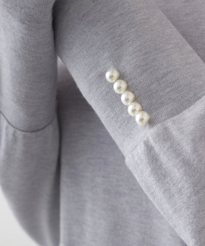 【BEAUTIFUL FRIDAY】袖パールニットソープルオーバー【254W431BFR013】