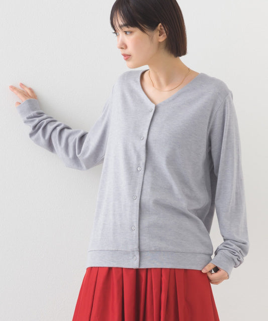 【BEAUTIFUL FRIDAY】ニットソーVネックカーディガン【254W431BFR014】
