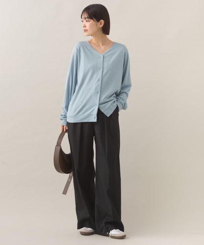 【BEAUTIFUL FRIDAY】ニットソーVネックカーディガン【254W431BFR014】