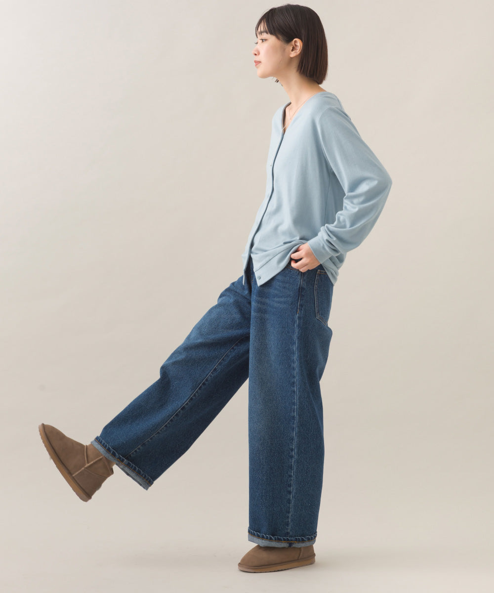 【BEAUTIFUL FRIDAY】ニットソーVネックカーディガン【254W431BFR014】