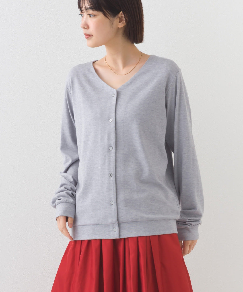 【BEAUTIFUL FRIDAY】ニットソーVネックカーディガン【254W431BFR014】