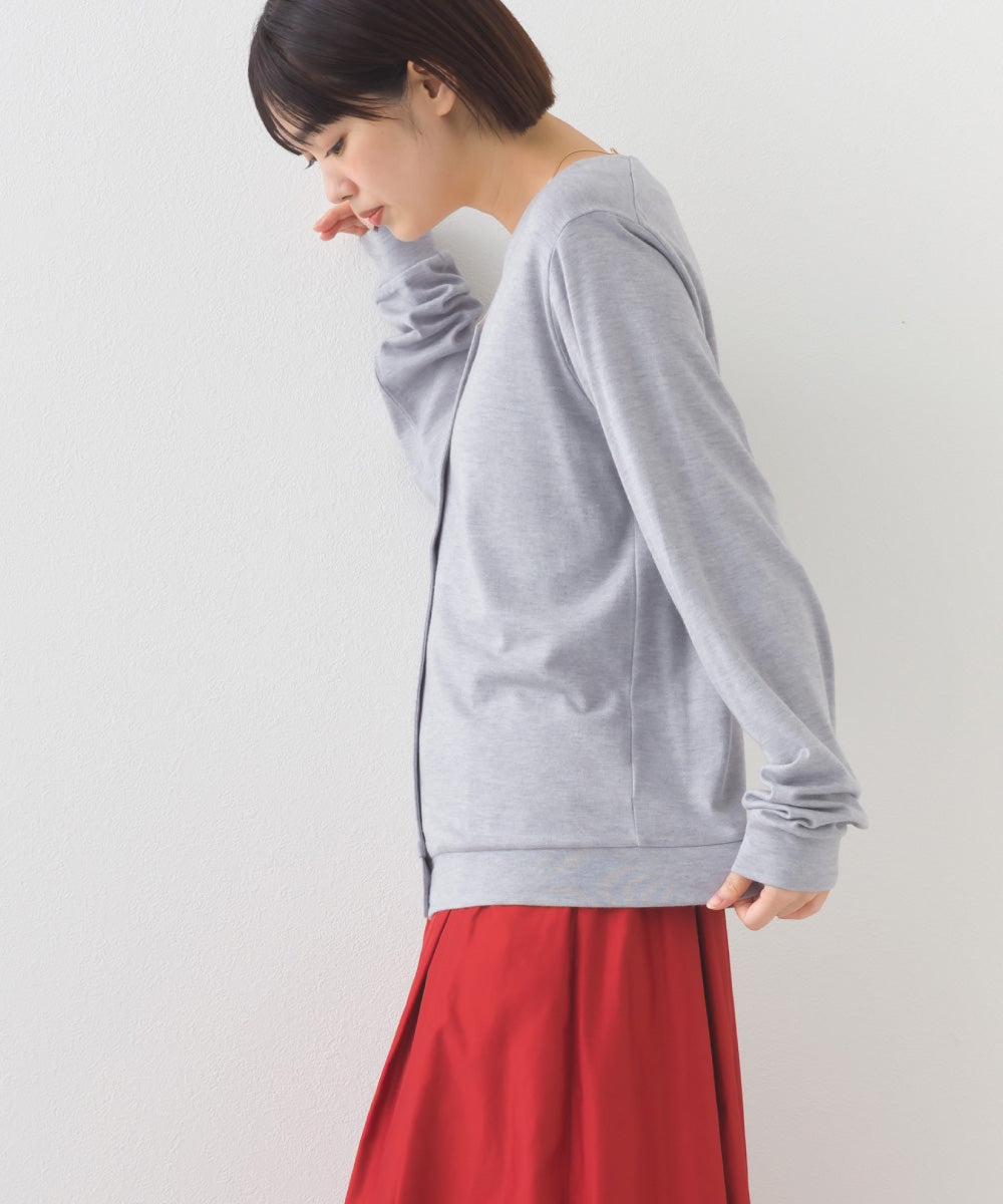 【BEAUTIFUL FRIDAY】ニットソーVネックカーディガン【254W431BFR014】