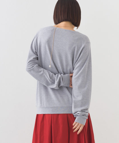 【BEAUTIFUL FRIDAY】ニットソーVネックカーディガン【254W431BFR014】