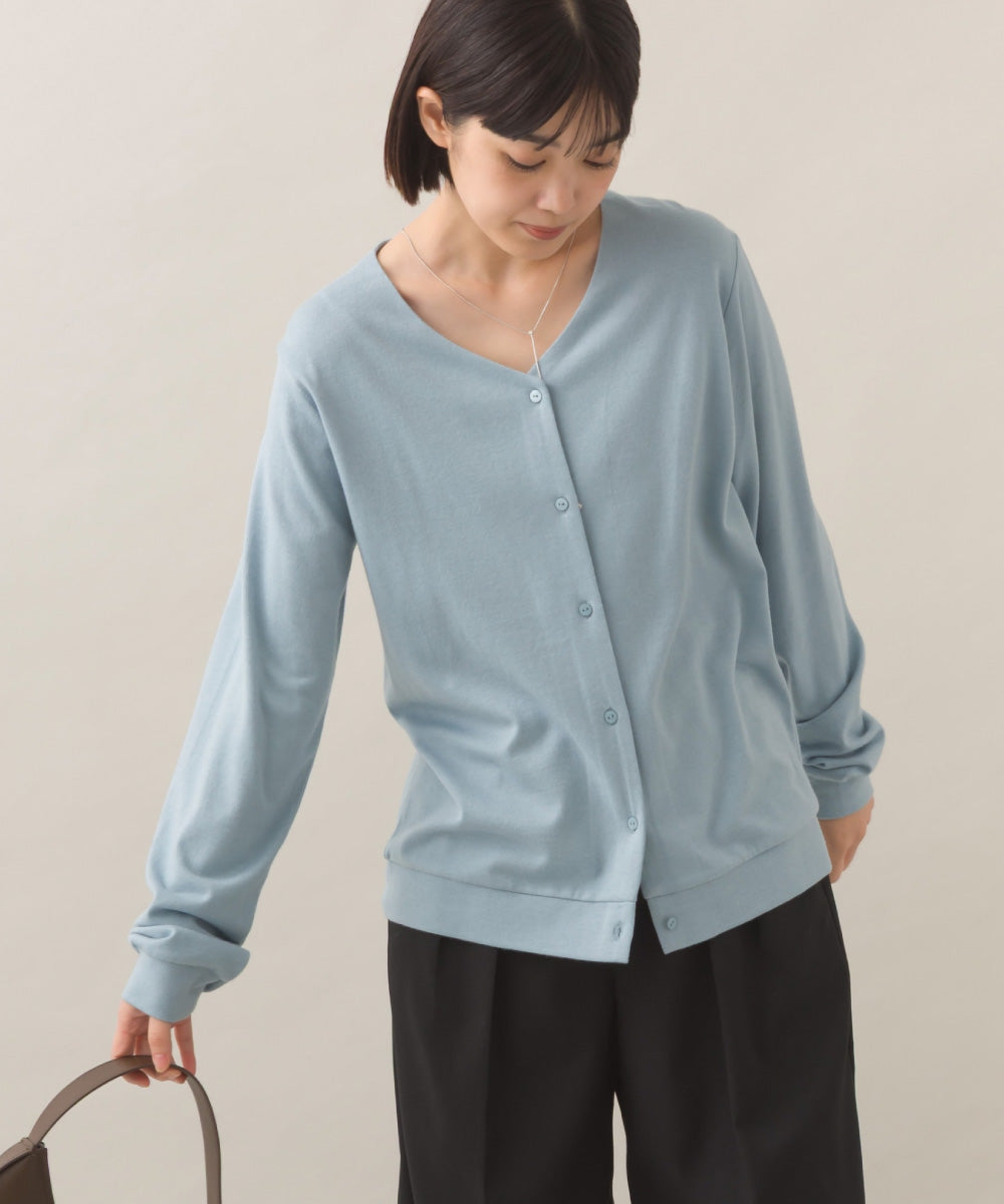 【BEAUTIFUL FRIDAY】ニットソーVネックカーディガン【254W431BFR014】