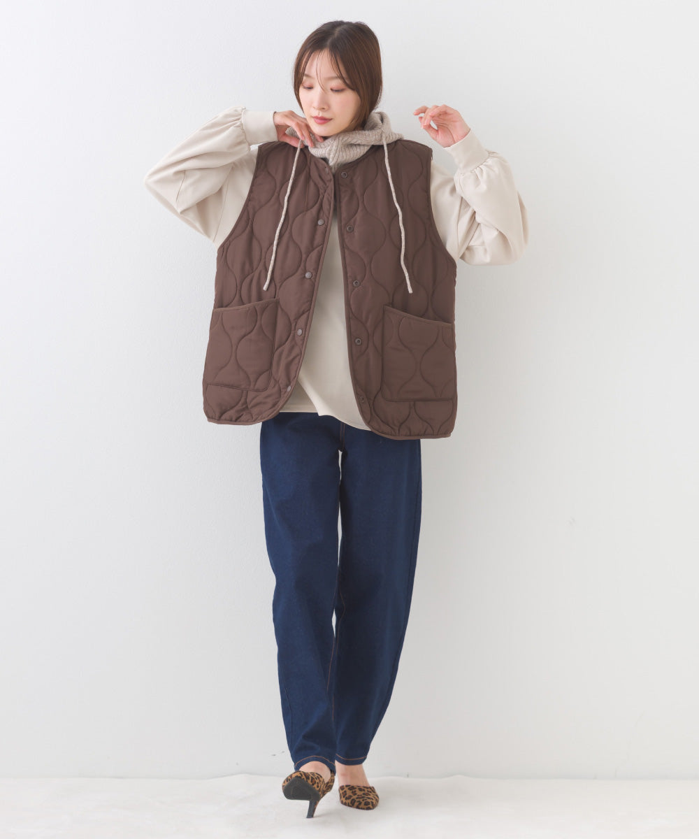 【BEAUTIFUL FRIDAY】キルティングベスト【254W436BFR016】