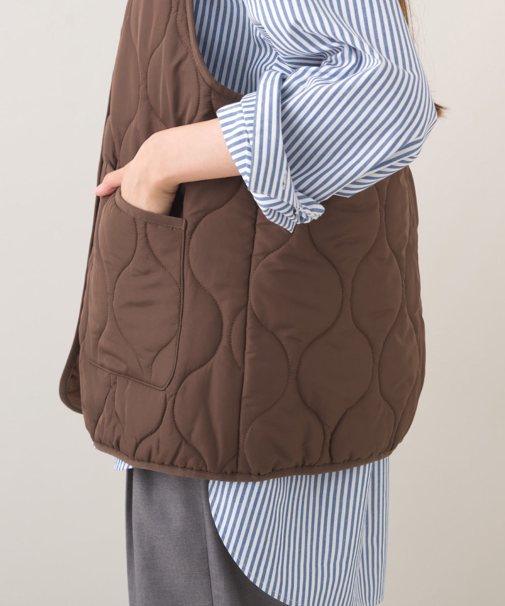 【BEAUTIFUL FRIDAY】キルティングベスト【254W436BFR016】