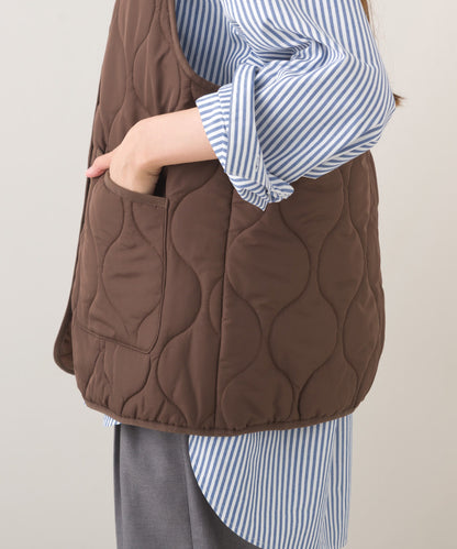 【BEAUTIFUL FRIDAY】キルティングベスト【254W436BFR016】
