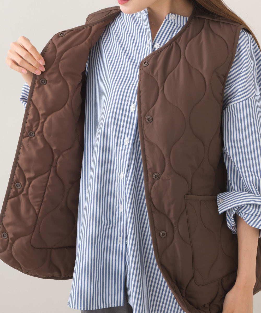 【BEAUTIFUL FRIDAY】キルティングベスト【254W436BFR016】