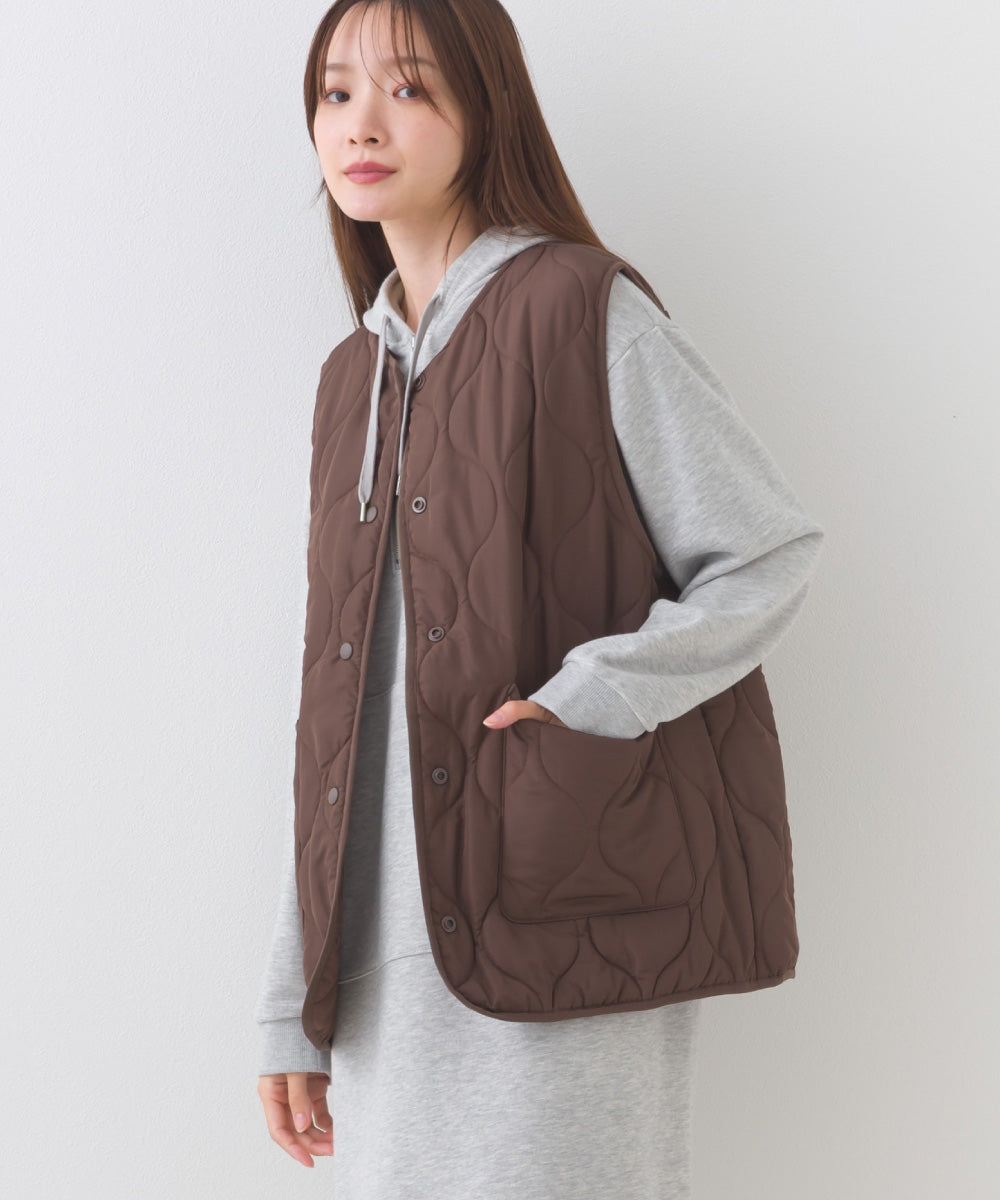 【BEAUTIFUL FRIDAY】キルティングベスト【254W436BFR016】