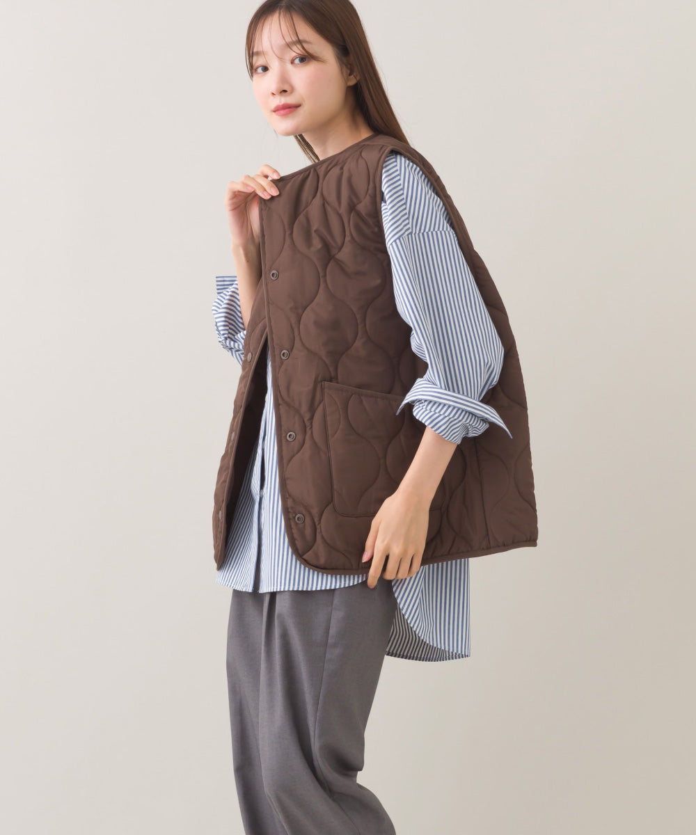 【BEAUTIFUL FRIDAY】キルティングベスト【254W436BFR016】