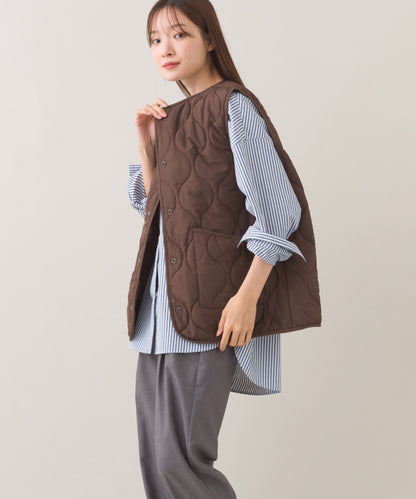 【BEAUTIFUL FRIDAY】キルティングベスト【254W436BFR016】