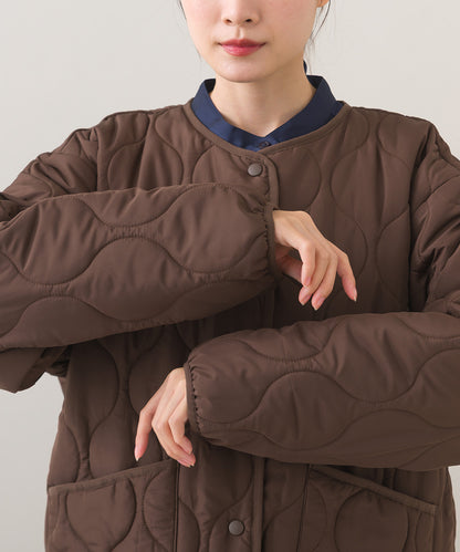 【BEAUTIFUL FRIDAY】キルティングノーカラージャケット【254W436BFR015】