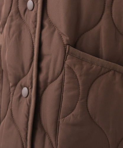 【BEAUTIFUL FRIDAY】キルティングノーカラージャケット【254W436BFR015】