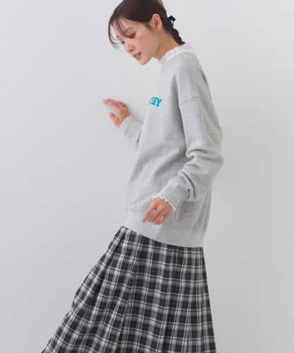 【OMNES】テック裏毛 オーバーサイズロゴスウェットトップス MONTEREY UVカット付【261W430OMN010】