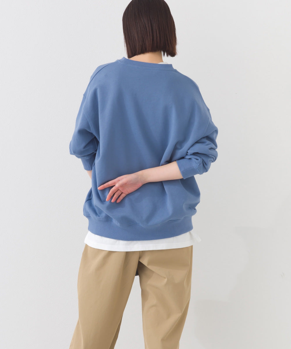 【OMNES】テック裏毛 オーバーサイズロゴスウェットトップス MONTEREY UVカット付【261W430OMN010】
